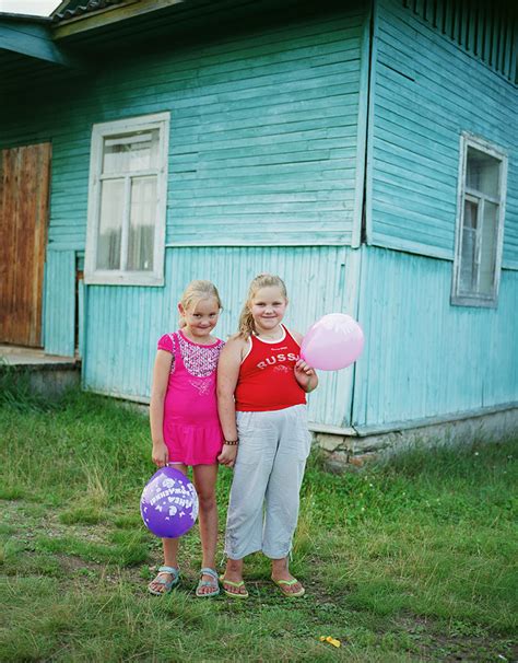 Girls Own Portraits From The Russian Village Thats No Country For