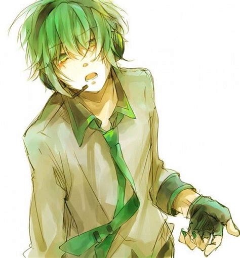 Green Hair Anime Boy Fanart The Color Has Proven To Be A Popular