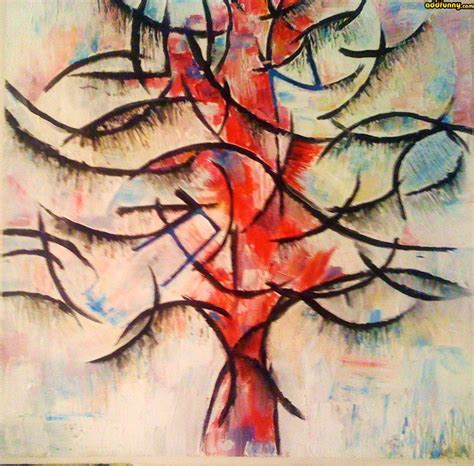 Surreal Art Piet Mondrians Abstract Trees Art Painting Tree Of Life