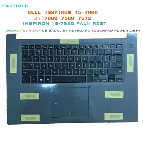 Brand New Laptop Parts For Dell Inspiron 15 7560 7572 Palmrest Assembly