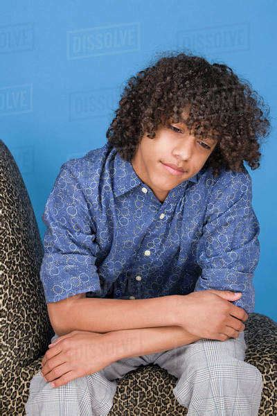 Portrait Of Teenage Boy 14 15 Stock Photo Dissolve