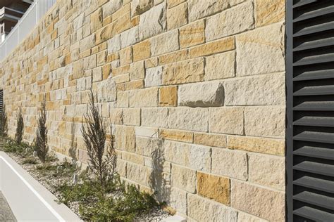 Australian Sandstone Cladding 3 Set Stone Split Face Walling
