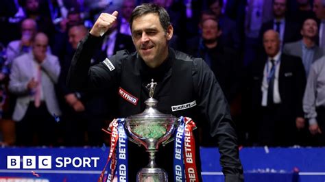 World Snooker Championship 2022 Ronnie Osullivan Claims Record Equalling Seventh World Title
