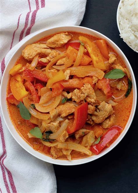 Thai Red Curry Chicken Instant Pot Ministry Of Curry