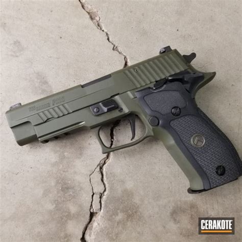 Sig Sauer P226 Coated With Mil Spec Green Cerakote