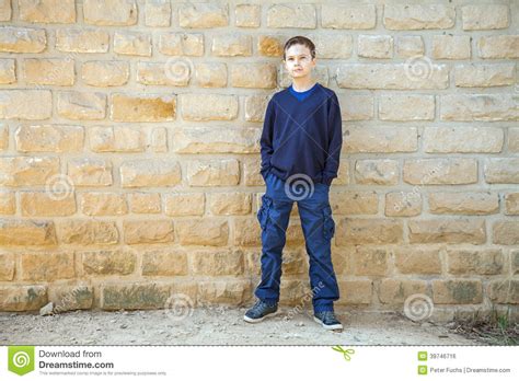 Cool Confident Boy Stock Photo Image Of Pretty Standing 39746716