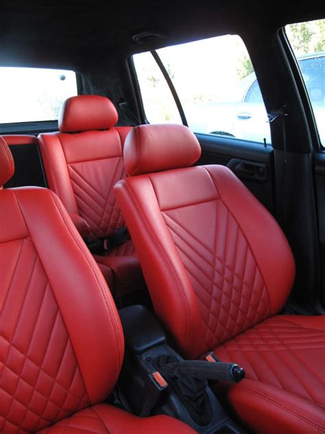 Red Car Upholstery Custom Car Interior Car Interior Upholstery