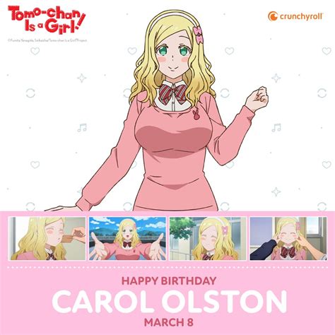 Tomo Chan Is A Girl On Twitter Happy Birthday To The Wonderful Carol Olston Tomochan Https
