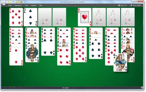 Any card can be placed in an empty tableau slot. Free FreeCell - FreCell screenshot