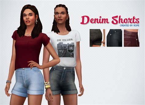 4 Sims Four Maxis Match Clothing And Hair By Rope