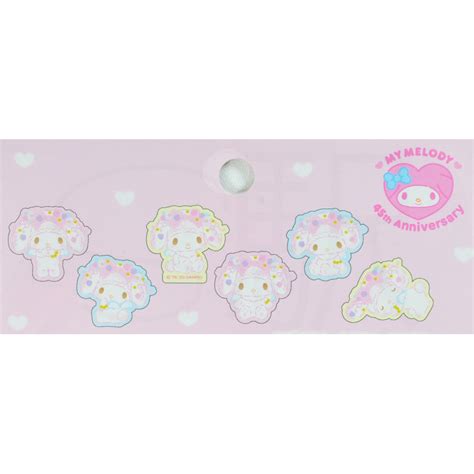 Sanrio My Melody 45th Anniversary Flake Sticker 4901610071809