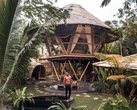 Hideout Beehive Unique Jungle Bamboo Home At Hideout Bali Jungle