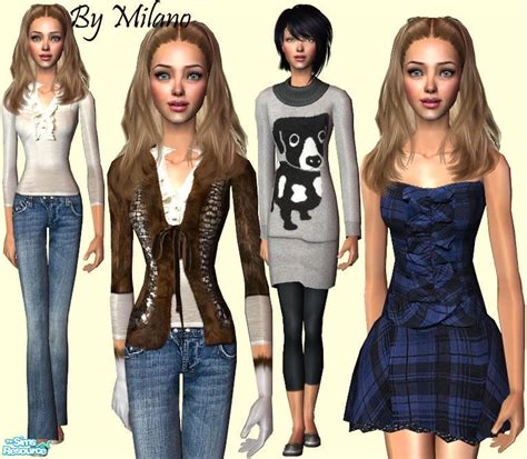 The Sims Resource Designer Clothes For Teens
