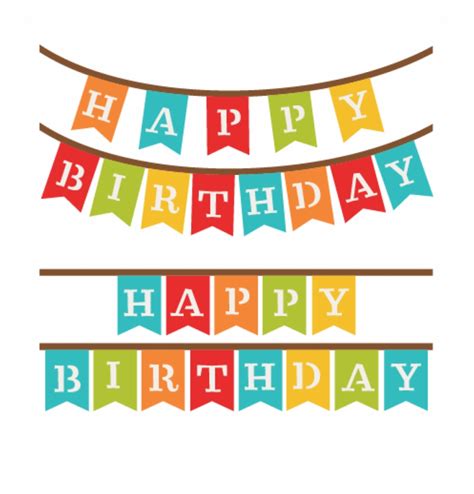 Birthday Clipart Banners