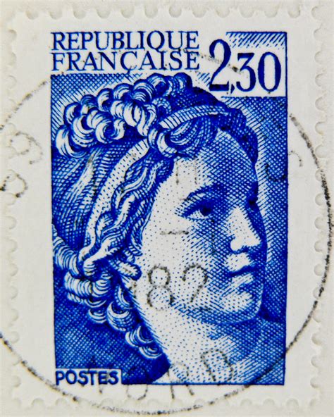 Beautiful French Stamp France 230 Marianne Allegory B