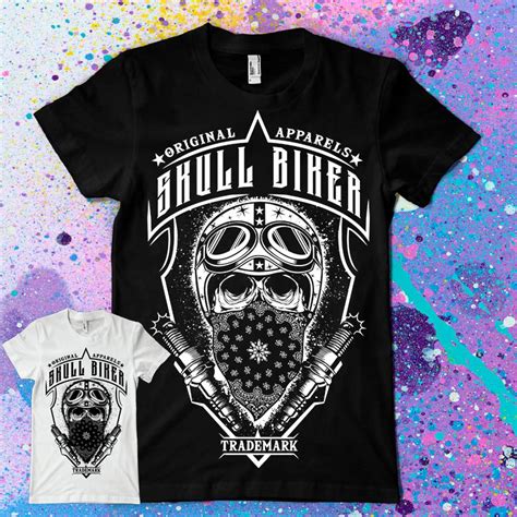 Skull Biker Custom T Shirts Tshirt Factory