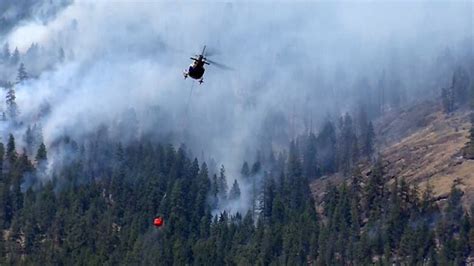Wildfires Force Evacuations In Bc But Forecast Rains Could Spell