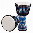 Eccomum 8 Inch Portable African Drum Djembe Hand Drum with Colorful Art ...