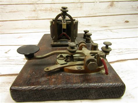 Vintage Antique Western Electric Telegraph Key And Sounder Ebay