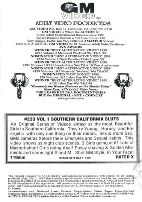 Southern California Sluts Vol 1 Streaming Video On Demand Adult Empire