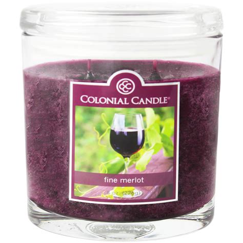 Colonial Candle Fine Merlot Oval Jar Candle Candles And Home Fragrance Mother S Day Shop
