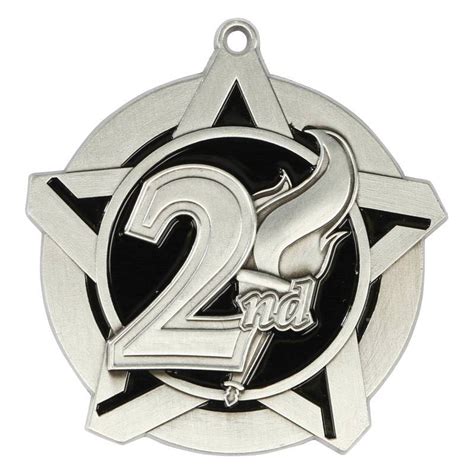 2 14 Super Star Series 1st 2nd 3rd Place Medal Super Star Medals From Trophy Kits