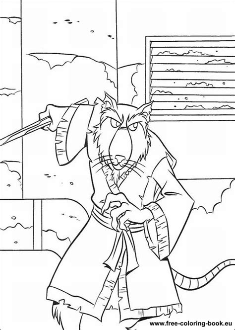 Casey jones is talking with ninja turtle. Coloring pages Teenage Mutant Ninja Turtles (TMNT) - Page ...