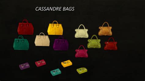 Sims 4 Ccs The Best Decorative Handbags By Leo Sims