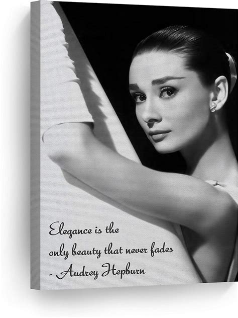 Audrey Hepburn Quote Canvas Nothing Is Impossible The Word Itself