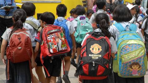 School Bags Lighten The Burden India Today Insight News