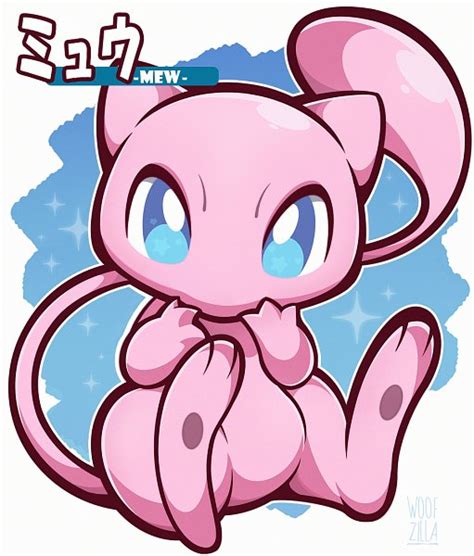 Mew Pokémon Image By Woofzilla 2378698 Zerochan Anime Image Board