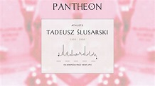 Tadeusz Ślusarski Biography - Polish pole vaulter | Pantheon
