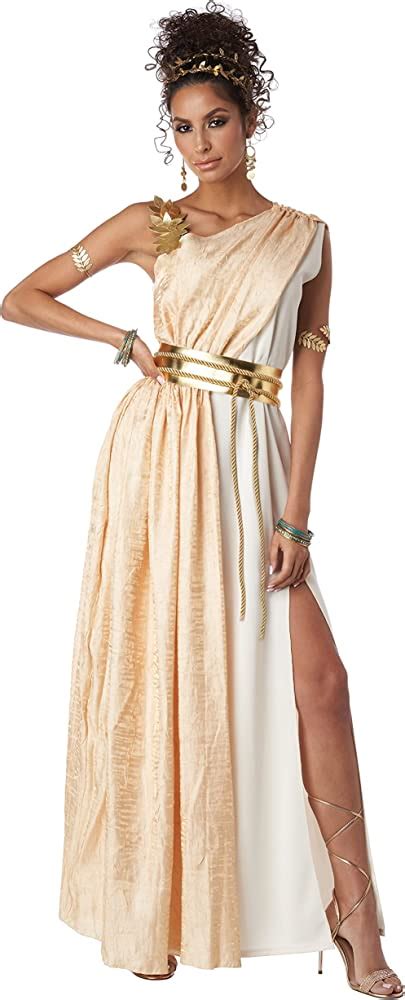 greek goddess piece costume set cream combo mx
