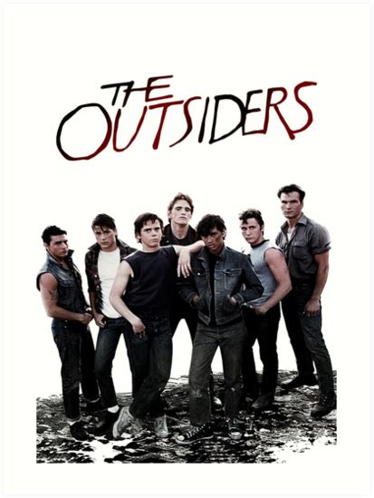 The Outsiders Art Prints By Niallo76 Redbubble