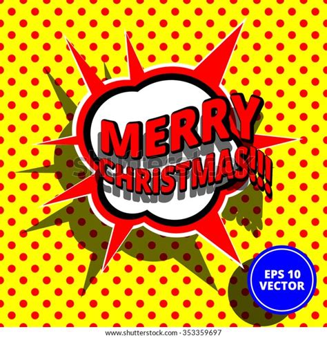 merry christmas pop art stock vector royalty free 353359697 shutterstock