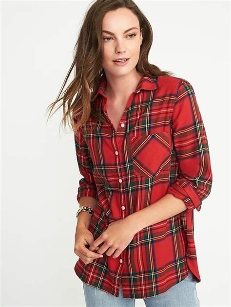 Old Navy Classic Flannel Shirt For Women Womens Flannel Shirt