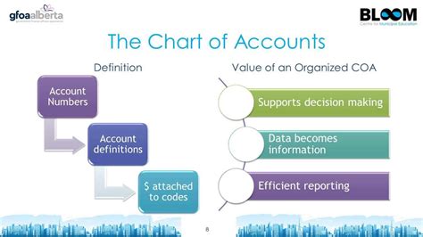 Chart of Accounts - BLOOM