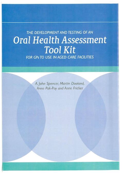 Pdf Oral Health Assessment Tool Kit Dokumen Tips