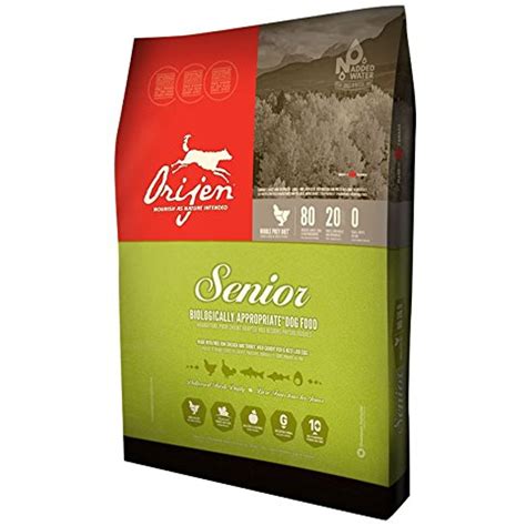 Orijen senior dog food looks like it would be suitable for a younger senior dog but not for a very old dog. Orijen Senior Dog Food - Orijen Senior Dog Food 15 lb ...