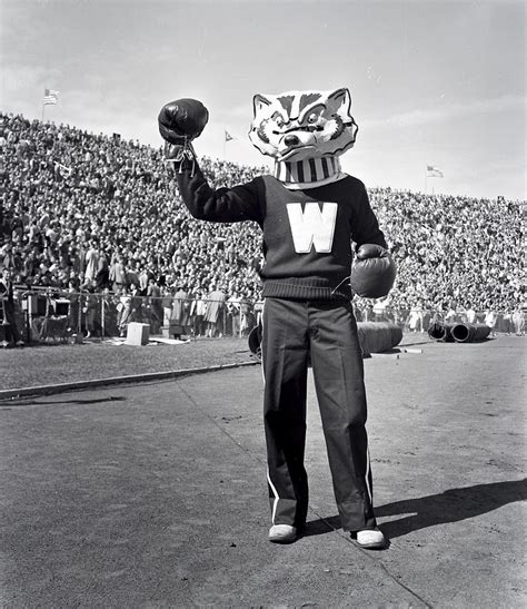 Throwback Photos The Evolution Of Wisconsins Bucky Badger Over The Years