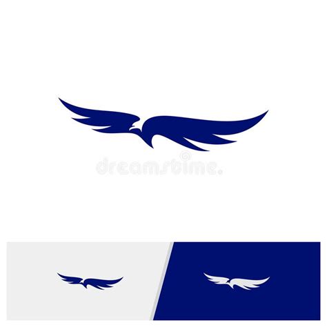 Eagle Logo Design Vector Simple Eagle Logo Template Icon Symbol Stock