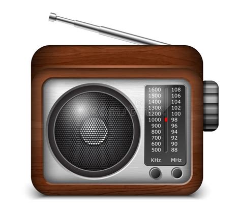 Icono De Radio Del App Ilustración Del Vector Ilustración De Música