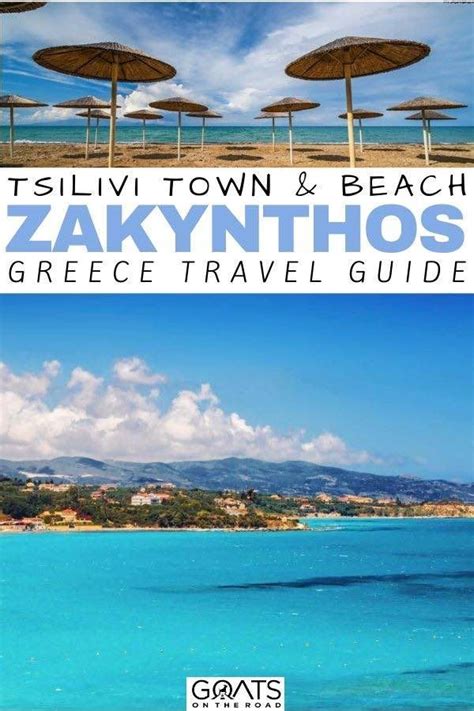 Tsilivi Beach Zakynthos And Tsilivi Town Travel Guide In 2020 Zakynthos