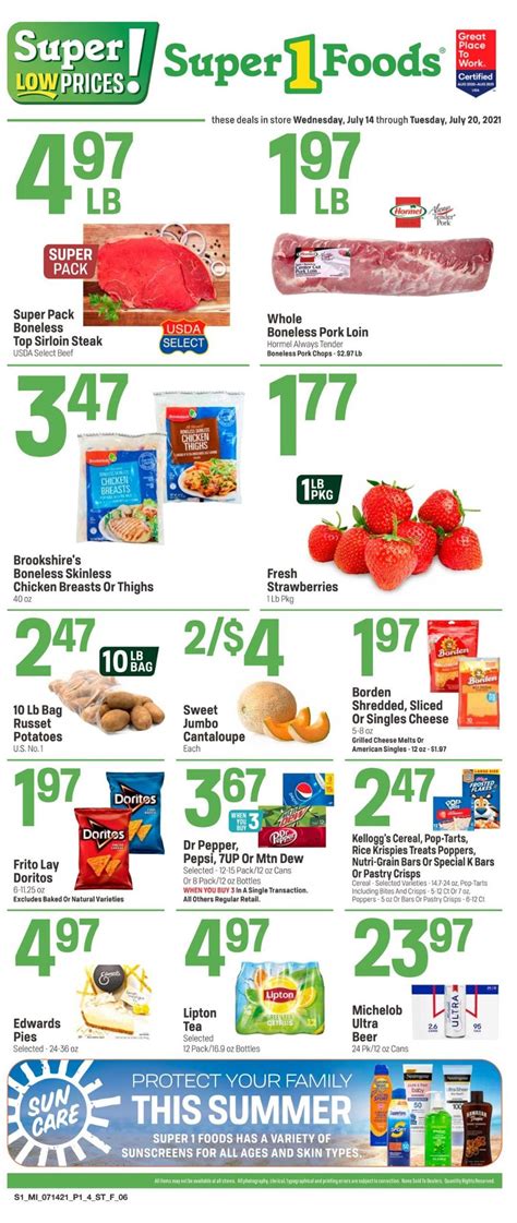 Super 1 Foods Current Weekly Ad 0714 07202021 Frequent