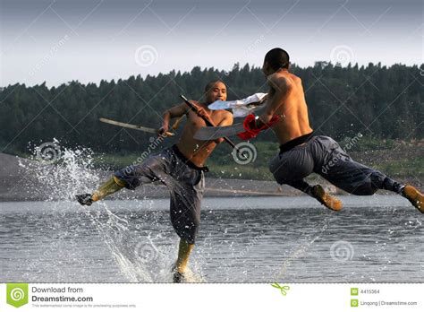 Just to learn kung fu, in order to fight the tyrant govt of the qing. Chinese Kung Fu Stock Images - Image: 4415364