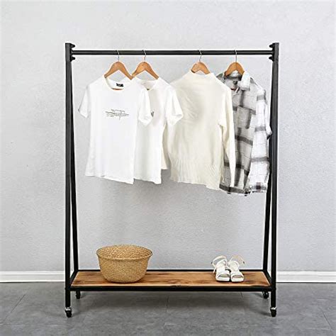 Great savings & free delivery / collection on many items. Wholesale Retro Iron Clothing Racks with Wood Shelves ...