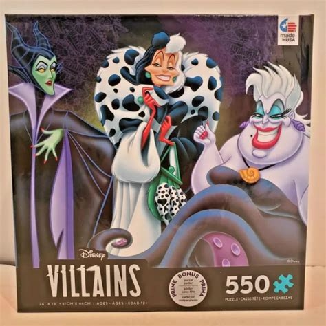 New Disney Villains Trio Maleficent Cruella Ursula Piece