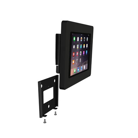 Vidamount Permanent Fixed Glass Mount Ipad Mini 4 And 5 Tablet Mount Black