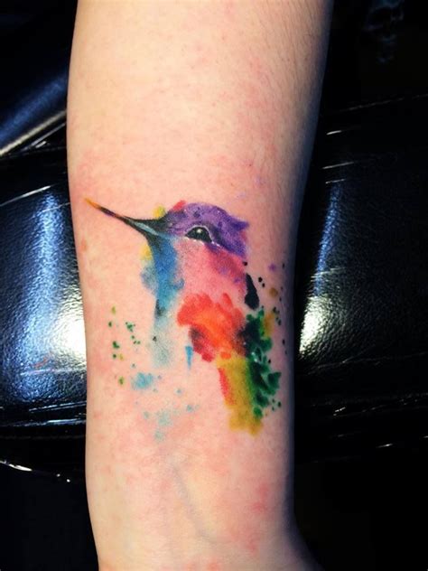 Watercolor Hummingbird Tattoo Designs Ideas And Meaning