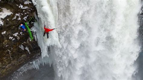 Ice Climber Conquers 141 Metre Frozen Waterfall In Bc Interior Cbc News